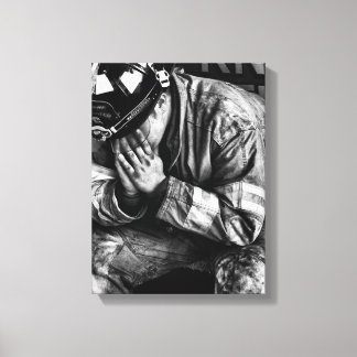 Courage stretched canvas afdruk
