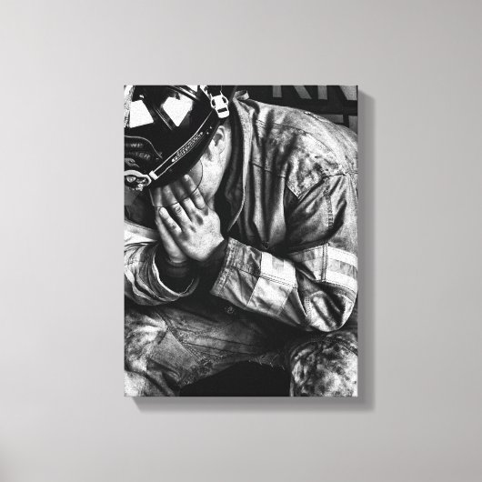 Courage stretched canvas afdruk (Voorkant)