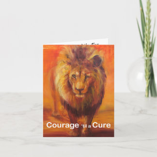 Courage 'til a Cure Note Kaart