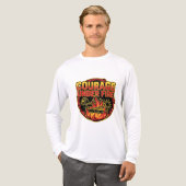 Courage Under Fire – Firefighter Hero Tee Tri-Blend Shirt (Voorkant)