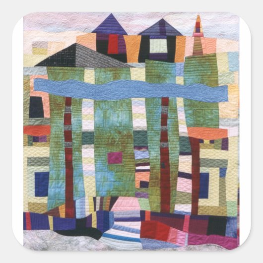 COURAGE VIERKANTE STICKER (Voorkant)