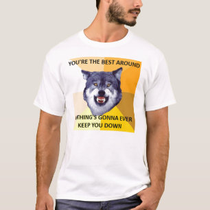 Courage Wolf Best Around T-shirt