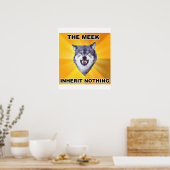 Courage Wolf Meek Overeritance Poster (Keuken)