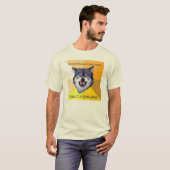 Courage Wolf over kanker T-shirt (Voorkant volledig)