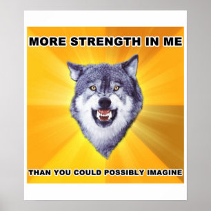 Courage Wolf Sterth Poster