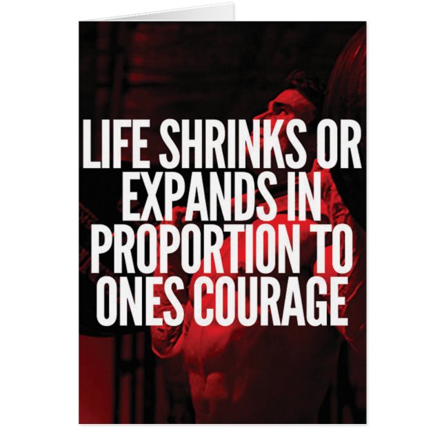 Courage - Workout Motivatie (Voorkant)