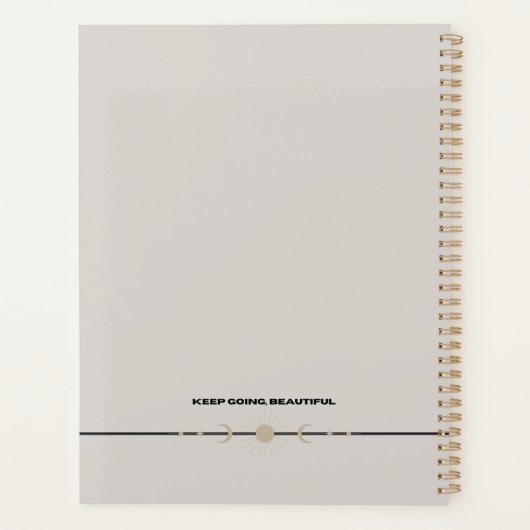 Courageous & Inspired Rainbow Leopard Planner (Dos)