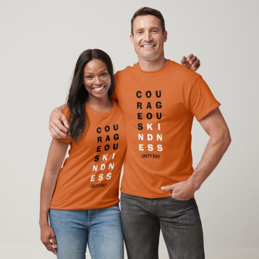 COURAGEOUS KINDNESS Unity Day T-shirt (Unisex)