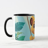 Courageous Little Dog with a Bandage Mok (Links)