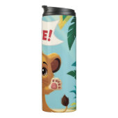 Courageous Little Dog with a Bandage Thermosbeker (Geroteerd rechts)