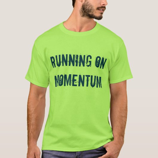 "Courant T-shirt sur élan" (Devant)