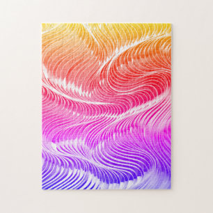 Courbe arc-en-ciel Puzzle moderne