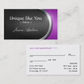 Courbe d'Argent-Conception - cartes pourpres de (Devant / Derrière)