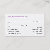 Courbe d'Argent-Conception - cartes pourpres de (Dos)