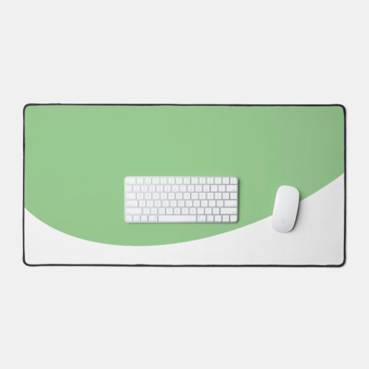 Courbe De Sage Élégante Flow White Wave Barrière B (Clavier et souris)