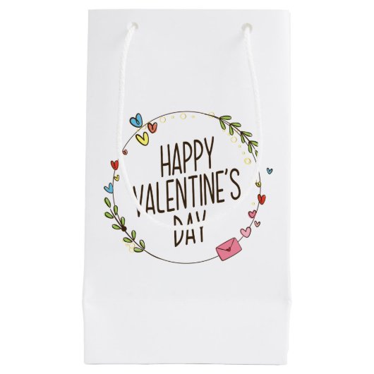 Courbe Heureuse Sainte-Valentin simple | Sac Cadea (Devant)
