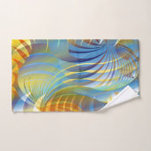 Courbes de couleur (Serviette à main)