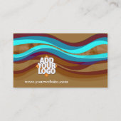Courbes Earth Hill avec Carte de visite de logo (Dos)