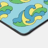 Courbes embrassantes (Jaune, Bleu, Vert) (Coin)