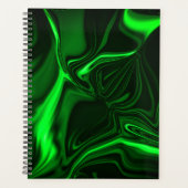 Courbes et plis verts surlignés sur arrière - plan (Devant)