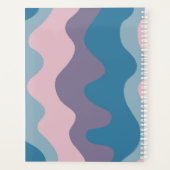 Courbes rose Bleu Gras Coloré Personnalisé (Dos)