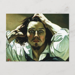 Courbet het Desperate Briefkaart van het Man
