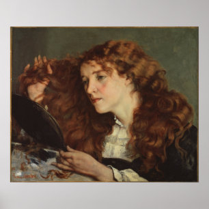Courbet - Jo Het Mooi Ierse Meisje Poster