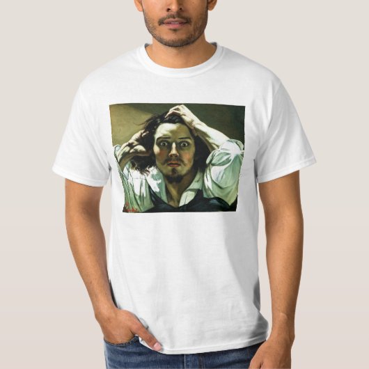 Courbet The Desperate Man T-shirt (Voorkant)