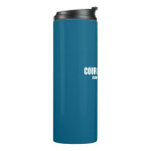 Courchevel France Skier Thermosbeker (Gedraaid links)