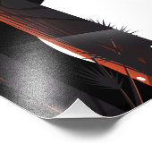 Courchevel, Franse skiposter Foto Afdruk (Hoek)