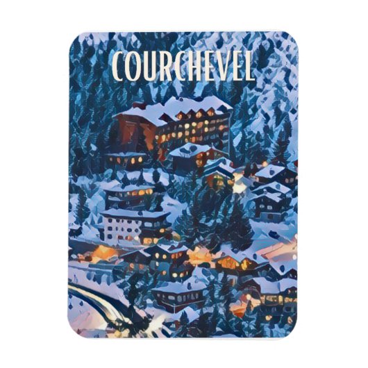 Courchevel Magneet (Verticaal)
