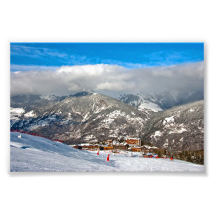 Courchevel Moriond 1650 3 Valleys Franse Alpen Foto Afdruk