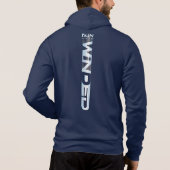 Coure Comme Ayant Le Vent | Sweat à capuche à ferm (Dos)