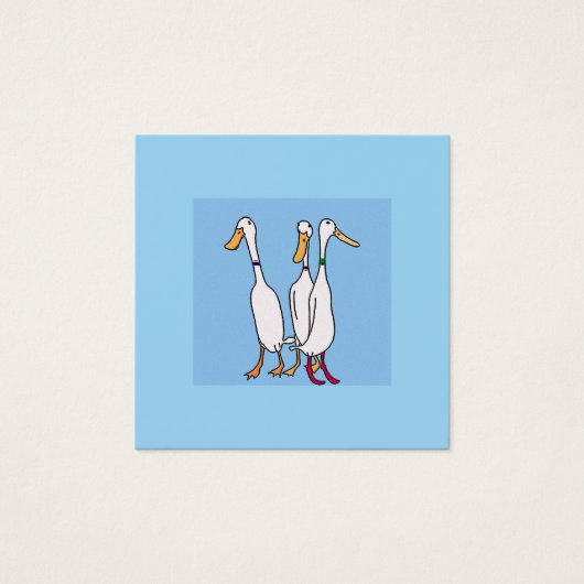 Coureur canards mignons canards de dessin animé (Devant)