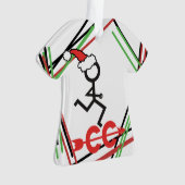 Coureur de Noël cross-country personnalisé © (devant)