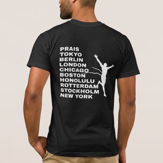 Coureur, T-shirt marathon (Dos)