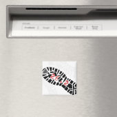 Coureurs de marathon 26,2 Magnet (In Situ (Lave-vaisselle))