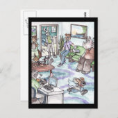 Courez ! Carte postale (Devant / Derrière)