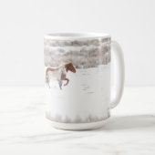 Courez dans la tasse de café de neige (Devant droit)