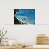 Courez dans les armoiries de Dieu Poster Paysage (Cuisine)