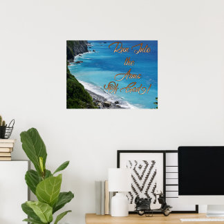 Courez dans les armoiries de Dieu Poster Paysage