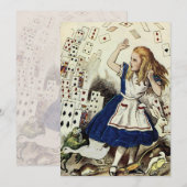 Courez la course d'Alice ! Invitations de ~ (Devant / Derrière)