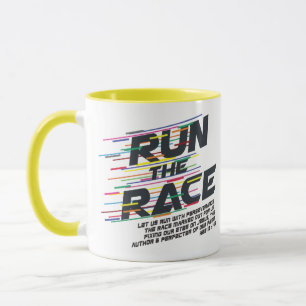 Courez la tasse de chrétien de course