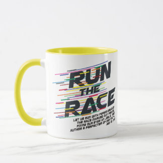 Courez la tasse de chrétien de course