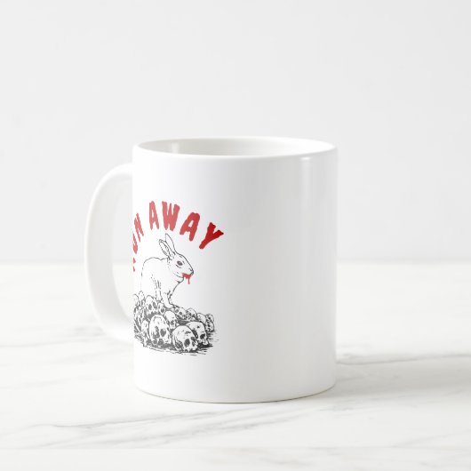 Courez ! Lapin assassin de Caerbannog Mug (Devant gauche)