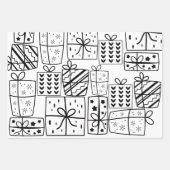 "Courez-moi !" Feuilles d'enveloppement de Noël Gn (Devant 3)