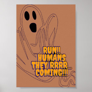 Courez ! ! Posters d'Halloween