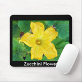 courgette bloem mousepad muismat (Met muis)