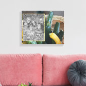 courgette squash groenten Creëer uw eigen foto Canvas Afdruk (Insitu (Woonkamer))