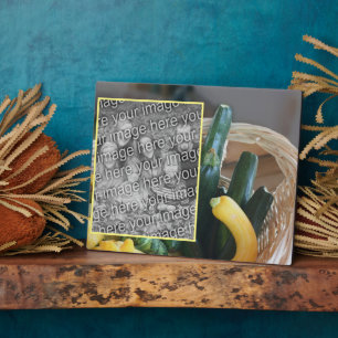 courgette squash groenten Voeg je eigen foto toe Fotoplaat